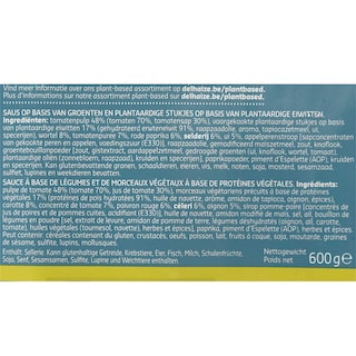 Delhaize | Plant-Based | Bolognaisesaus | Vegan 600 gr