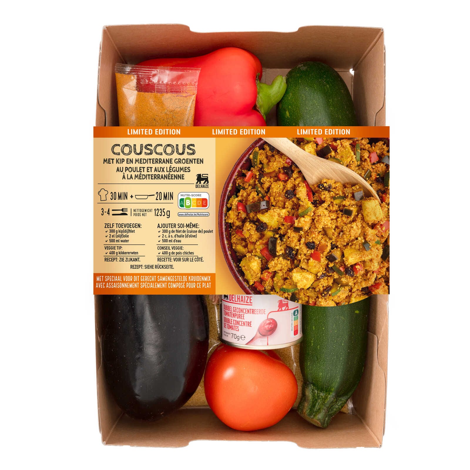 Delhaize Maaltijdbox | Couscous | Kip