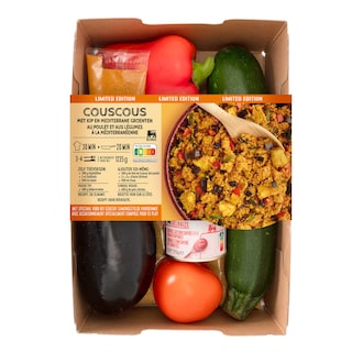 Delhaize | Maaltijdbox | Couscous | Kip 