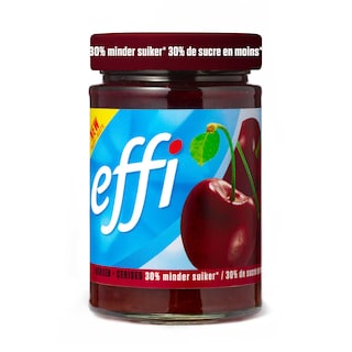 Effi | Confituur | Kersen | -30% minder suiker 