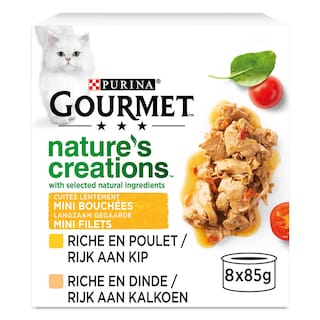 Gourmet | Nature's Creations | Aliment Chat | Mini Bouchées 