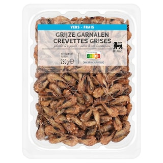 Delhaize | Grijze garnalen | Vers | Ongepeld 
