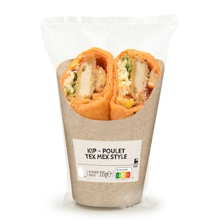 Delhaize | Wrap | Poulet | Tex mex 