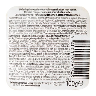 Delhaize | Kattenvoeding | Terrine | Konijn 