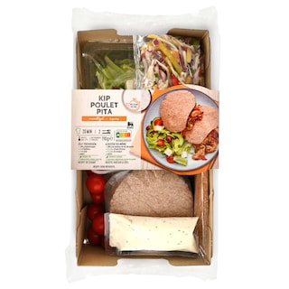 Boîte de repas | Pré-coupé | Pita poulet