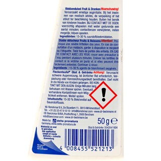 Dr. Beckmann | Vlekkenduivel | Fruit & Dranken 