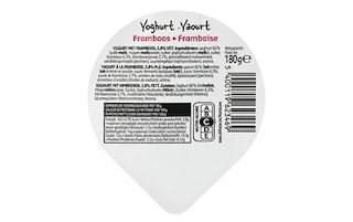 Delhaize | Yoghurt | Vol | Framboos 