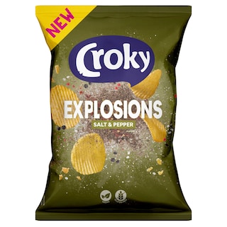 Croky | Explosions | Chips | Salt | Pepper 150 gr