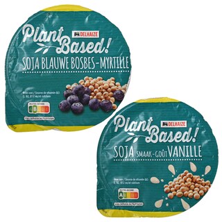 Delhaize | Plant-based | Plantaardige yoghurt | op basis van soja | Mix 