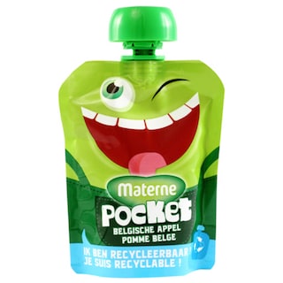 Materne | Fruit Pocket! | Compote | Appel | Belgische 