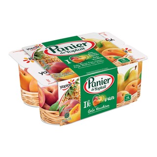 Yoplait | Panier de Yoplait | Yaourt |  Fruits jaunes 