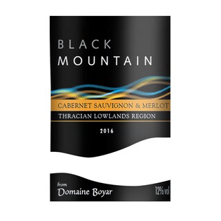 Bulgarie - Bulgarije | Thracian Valley | Black Mountain Cabernet Sauvignon / Merlot 2018 Rouge 