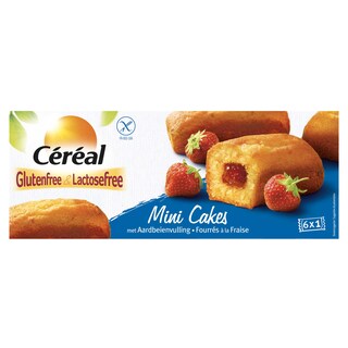 Céréal | Glf | Mini | Cakes | Aardbei | 210G 