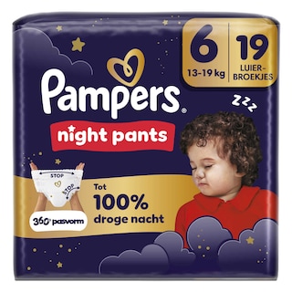 Pampers | Baby Dry Pants | Culottes de Nuit | Taille 6 