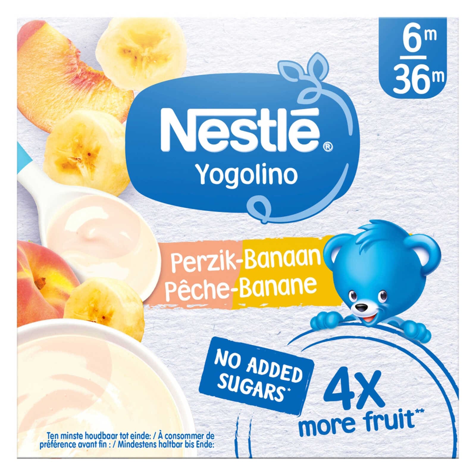 Nestlé Melkdessert | Perzik Banaan  | 6 maanden