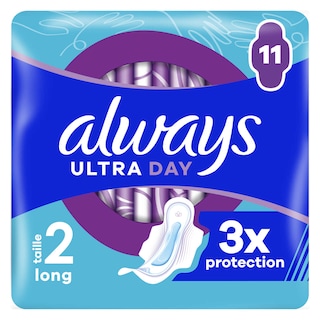 Always | Ultra | Serviettes Hygiéniques | Long Plus|Ailettes 