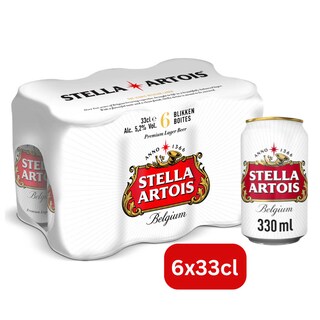 Stella Artois | Blond Bier | Pils | 5,2% Alc. | Blik 