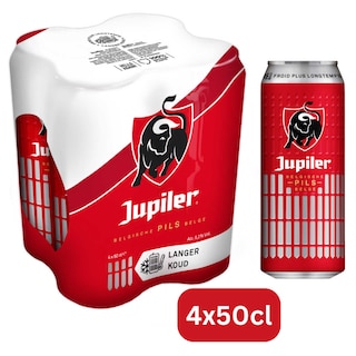 Jupiler | Bière Blonde | Pils | 5,2% alc. | Canette 