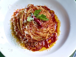 Spaghettis all’arrabbiata