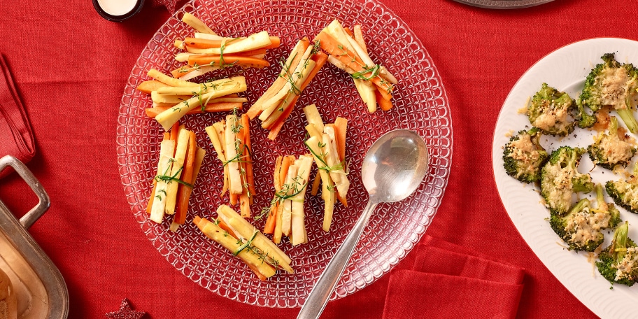 Fagots de légumes racines au sirop d’érable