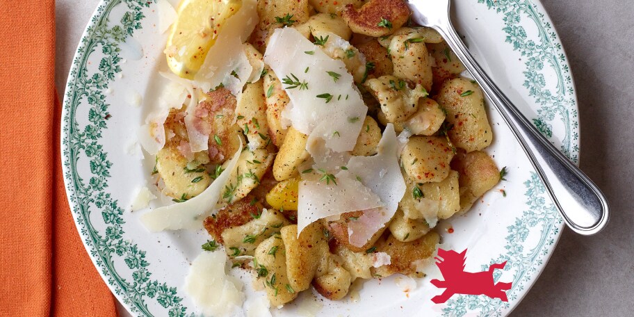 Homemade gnocchi met tijm en citroen