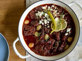 Stifado (Griekse rundsstoofpot)