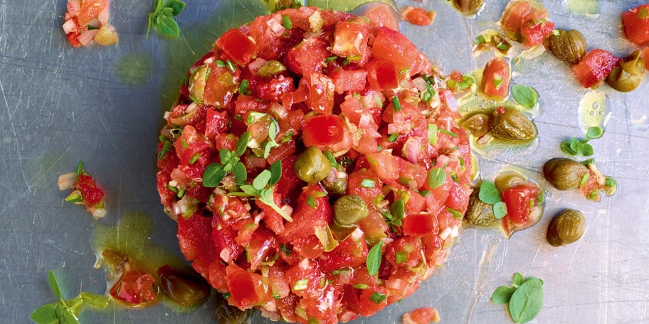 Tartaar van tomaten