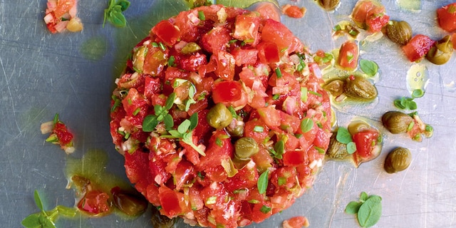 Tartaar van tomaten