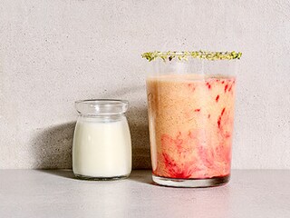 Lassi au lait battu