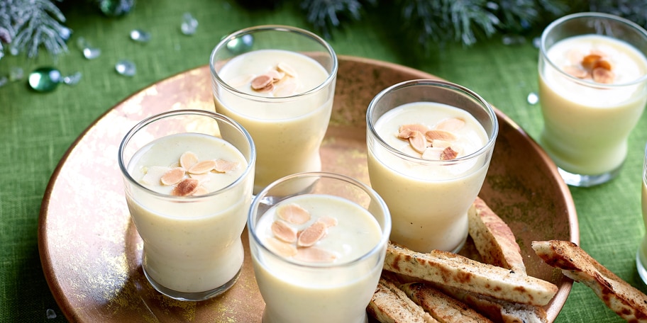 Mini smoothies van artisjokken op Indische wijze