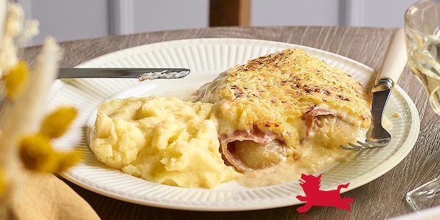 Chicons au gratin et purée maison