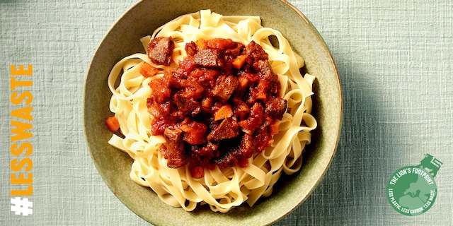 Tagliatelle met ragù van eend