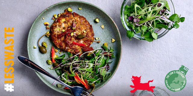 Homemade veggieburgers