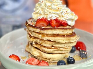 American pancakes au barbecue
