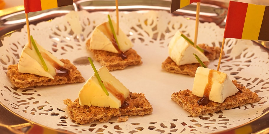 Toastjes met Belgische kaas