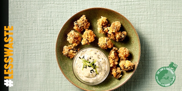 Huîtres frites et mayonnaise aux algues nori