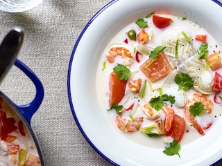 Moqueca de poisson et crevettes