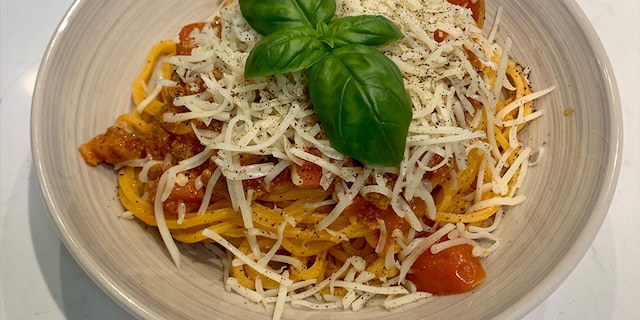 Verse pasta bolognaise