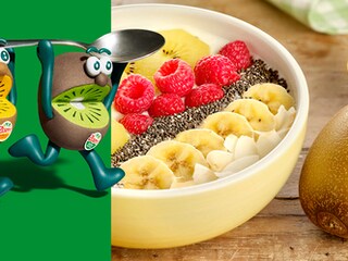 Zespri kiwi's ontbijtkom