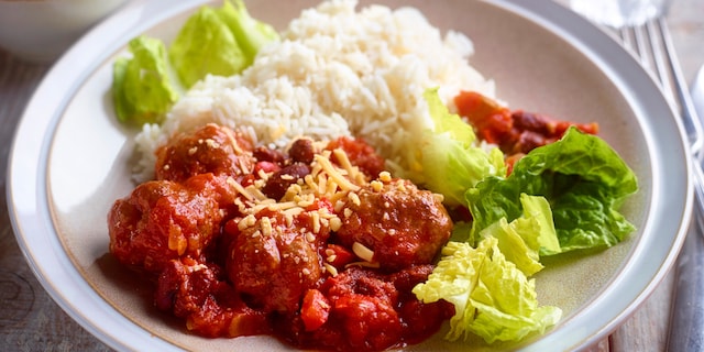 Boulettes de bœuf au chili