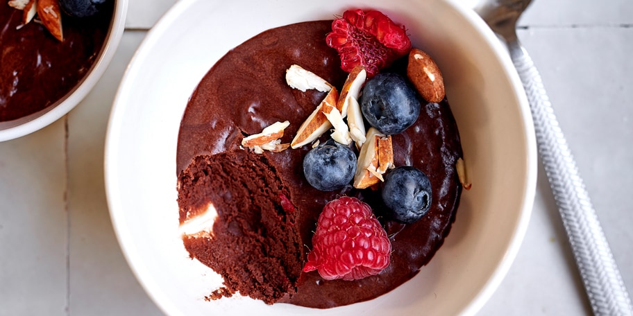 Mousse au chocolat végane