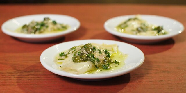Raviolis au céleri-rave
