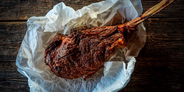 Côte de bœuf irlandaise au BBQ