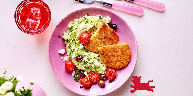 Burgers de légumes, stoemp à la grecque