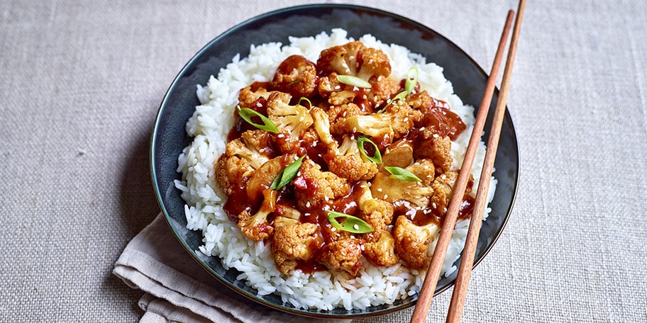 Chou-fleur laqué à l’asiatique