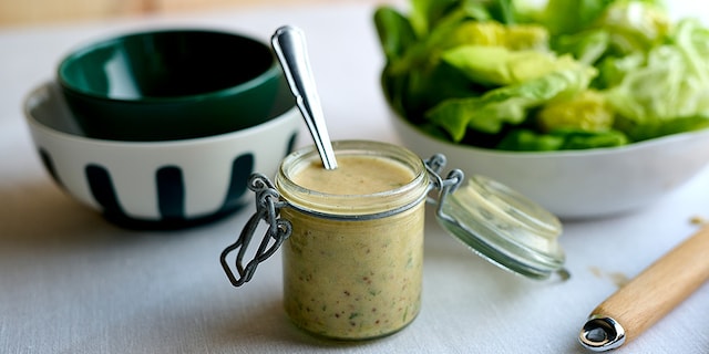 Vinaigrette met graanmosterd