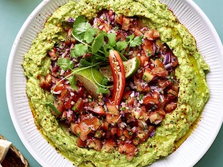 Guacamole con pico de gallo