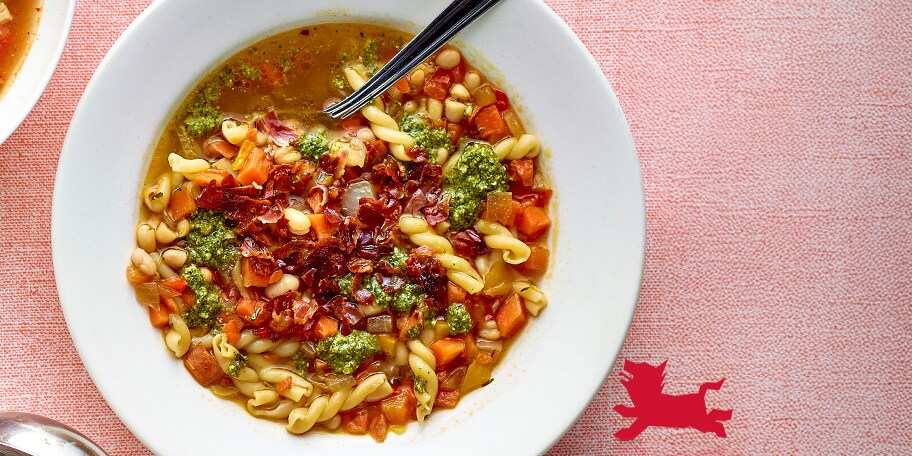 Expressminestrone met pancetta