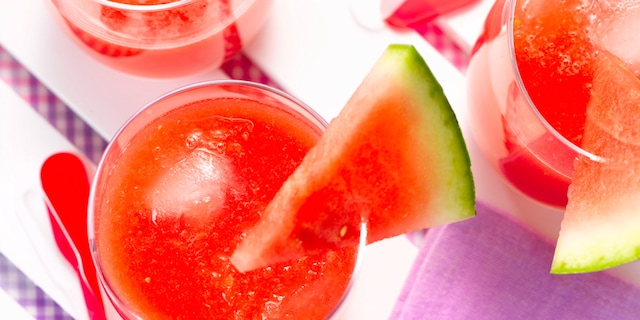 Cocktail pastèque-vodka