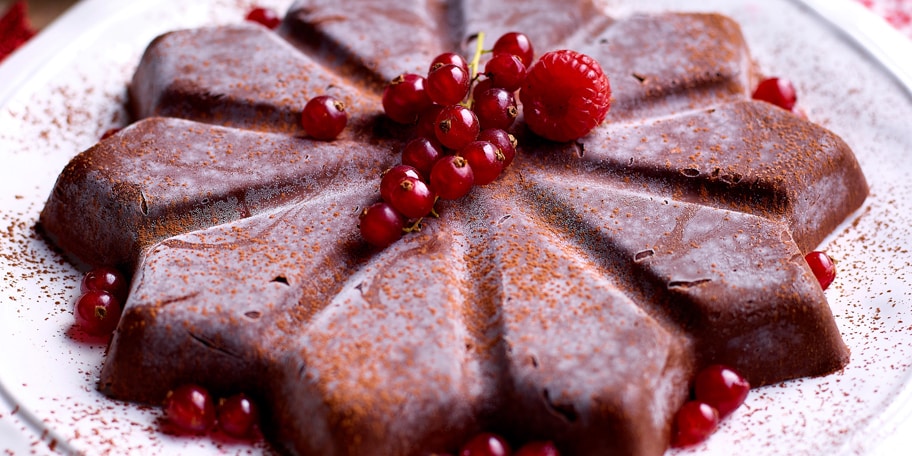 Chocolade- en kastanjeparfait met whisky
